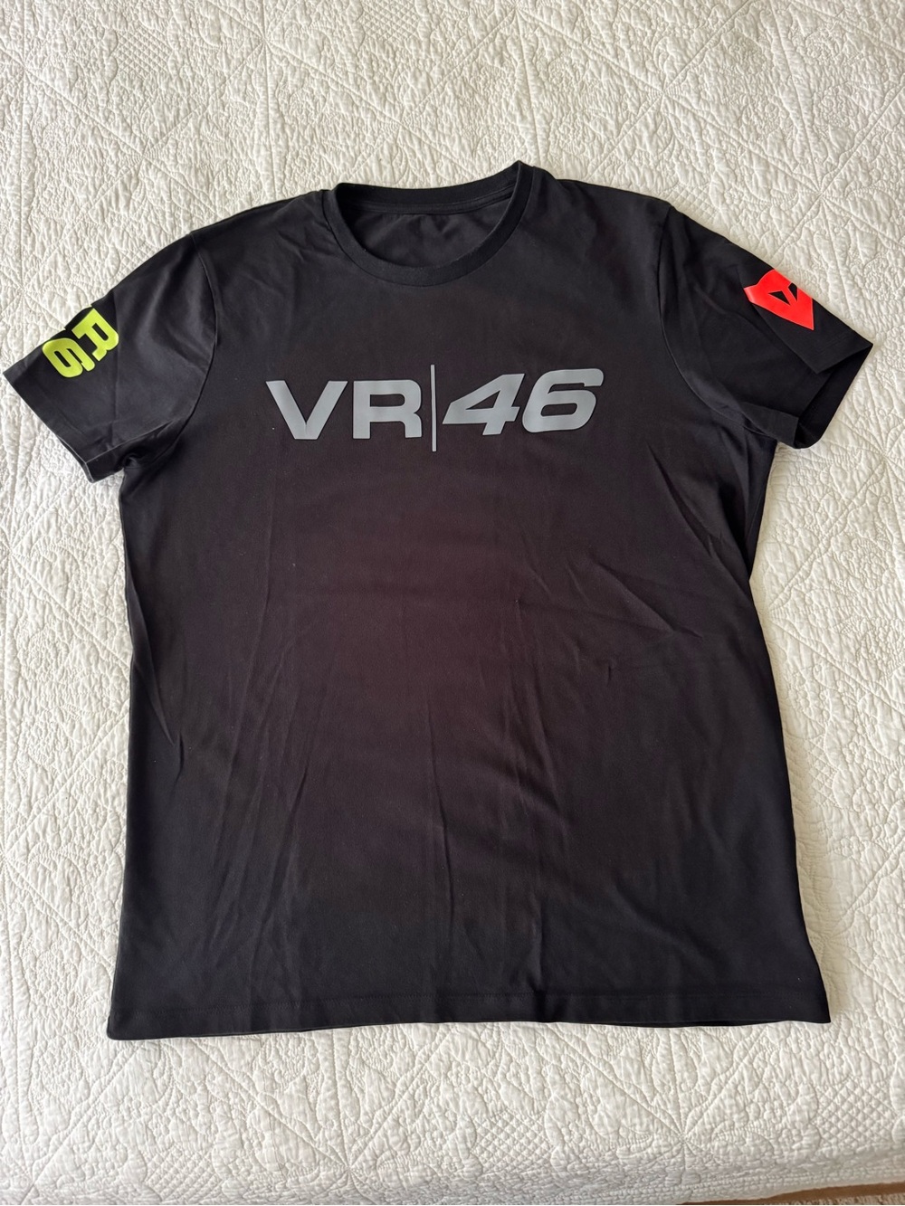 Dainese VR46 Men's Black Short Sleeve Graphic Tee